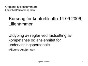 ansiennitet ansiennitet